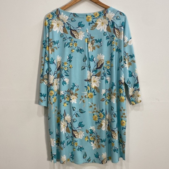 J. Jill XL Tall Tunic Floral Supima Cotton Modal - Picture 5 of 10